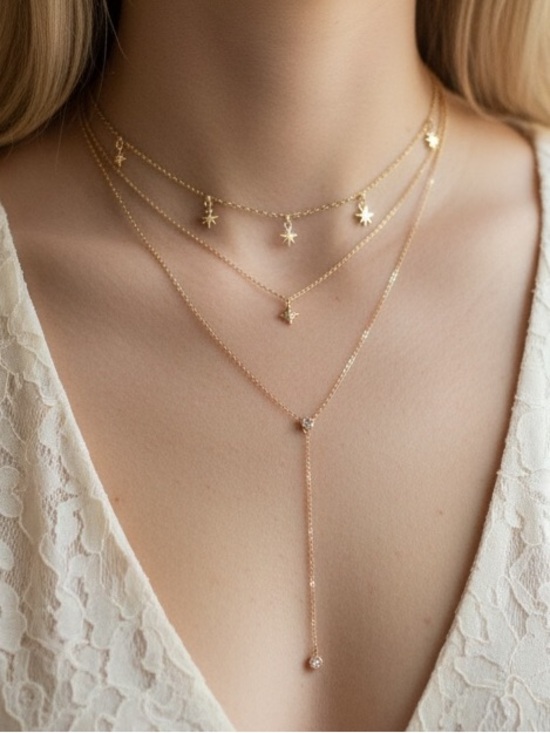 Lulus Jewelry - "Match Made in Heaven" Star Celestial Necklace